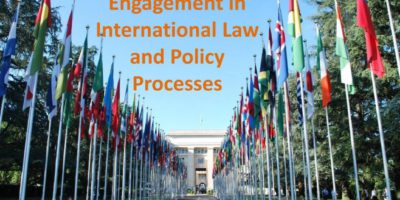 Presentation: Developing Strategies for Engagement in International Law and Policy Processes