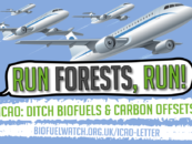 UN plans for aviation biofuels and carbon offsets condemned by 88 organisations worldwide