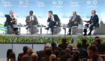 An all-male climate finance panel discussion at COP24.