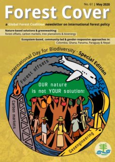 Cover of Forest Cover 61: #OurNatureIsNotYourSolution, International Day for Biological Diversity