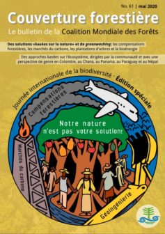 Cover of Couverture forestière 61: #OurNatureIsNotYourSolution, Journée internationale de la biodiversité