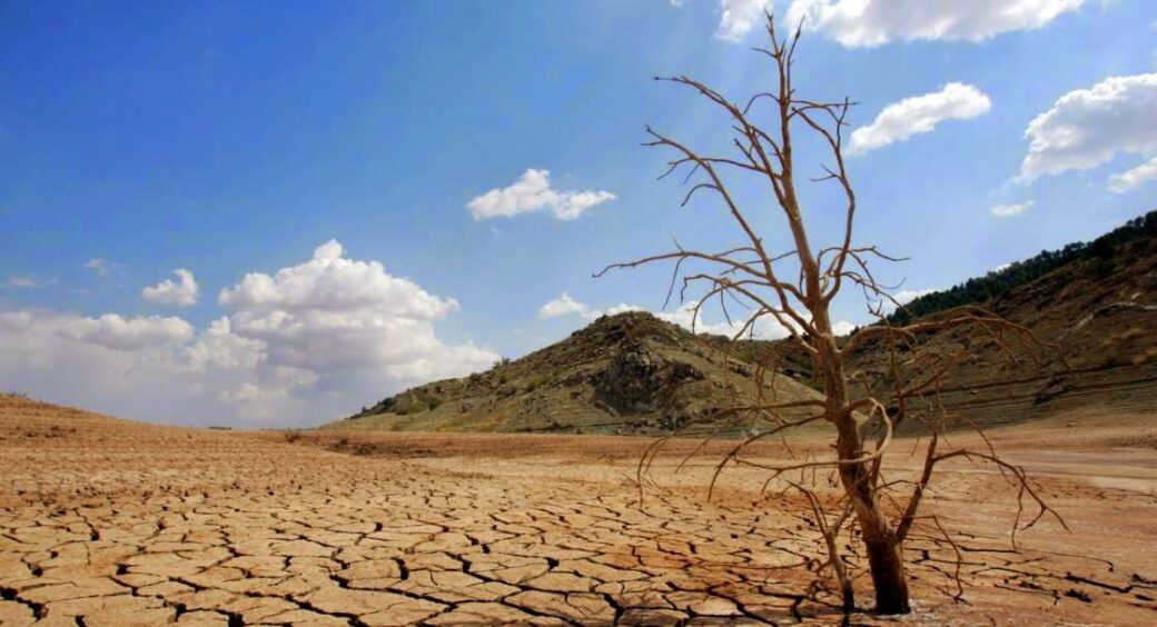 dry land suggesting drought