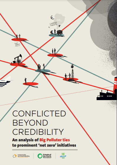 cover of report: conflicted beyond credibility