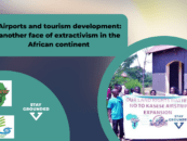 Webinar banner: Airports and tourism development: another face of extractivism in the African continent