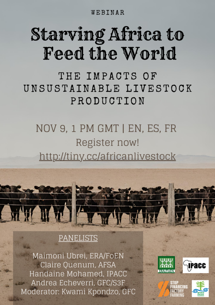 Global Forest Coalition WEBINAR Starving Africa to Feed the World