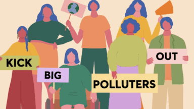 banner kick big polluters out