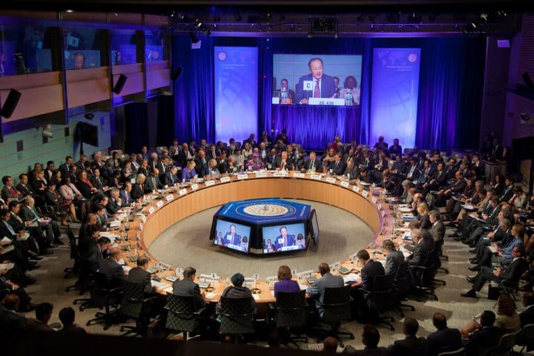 Negotiators meet at the world bank