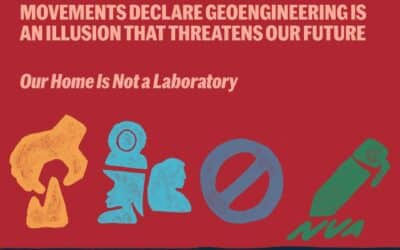 At COP30 and Peoples Summit, Movements Declare Geoengineering Is An Illusion That Threatens Our Future